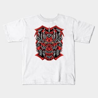 Cyberpunk Mecha Dragon Kids T-Shirt